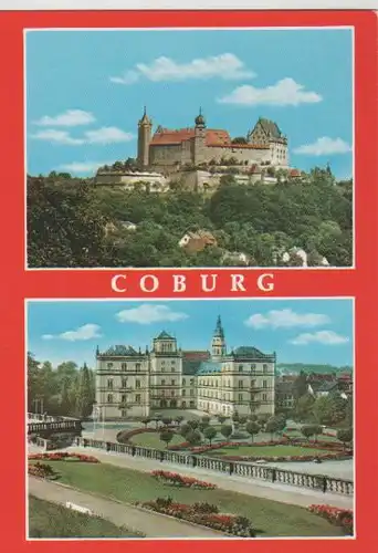 Coburg - Ehrenburg und Schloßplatz - ca. 1975