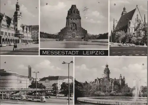 Leipzig - u.a. Völkerschlachtsdenkmal - 1977