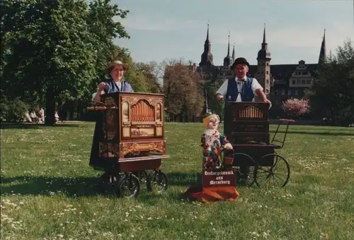 Merseburg - [KEINE AK SONDERN FOTO] Drehorgelmusik - ca. 1985