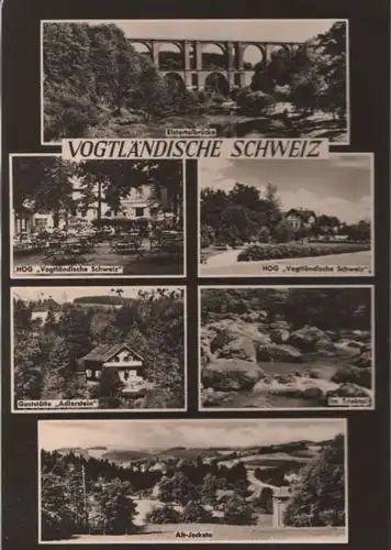 Vogtländische Schweiz - u.a. Gaststätte Adlerstein - 1966