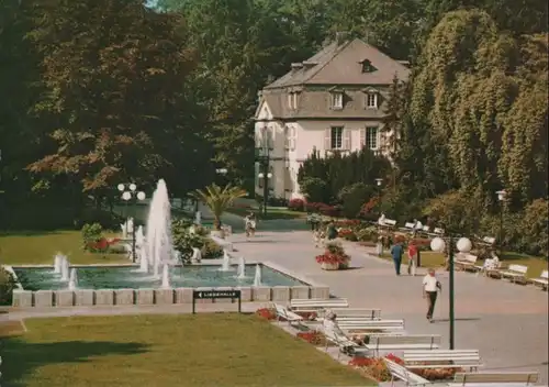 Bad Nenndorf - Kurpromenade mit Leuchtfontäne - 1984