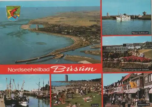 Büsum u.a. Schleuse und Strand - 1986