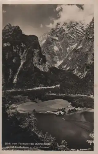 Königssee - Blick vom Feuerpalven - 1935