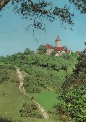 Kahla - Blick zur Leuchtenburg - 1990