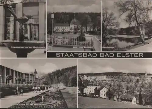 Bad Elster - u.a. Kurpark an der Wandelhalle - 1969