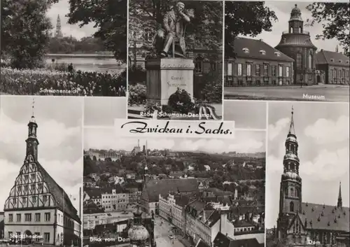 Zwickau - u.a. Dom - ca. 1975
