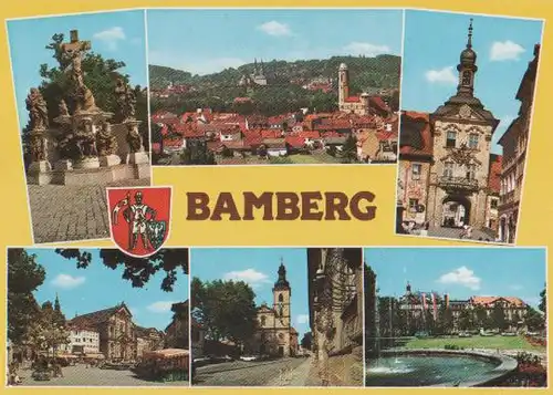 6 feine Bilder aus Bamberg - ca. 1985