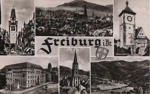 Freiburg - u.a. Universität - ca. 1955