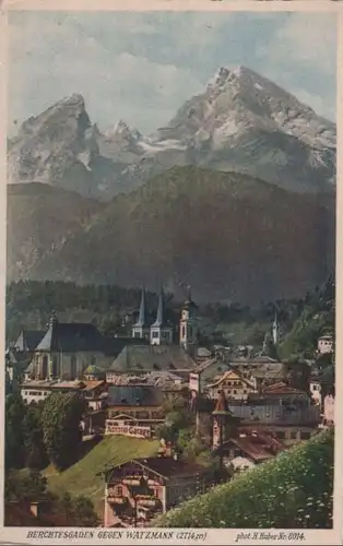 Berchtesgaden - gegen Watzmann - ca. 1955
