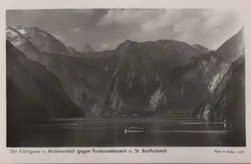 Königssee - gegen Funtenseetauern - ca. 1955