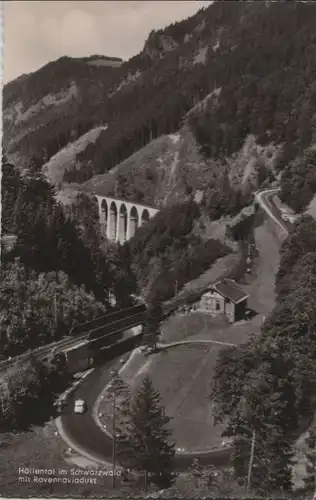 Höllental (Schwarzwald) - mit Ravennaviadukt - ca. 1955