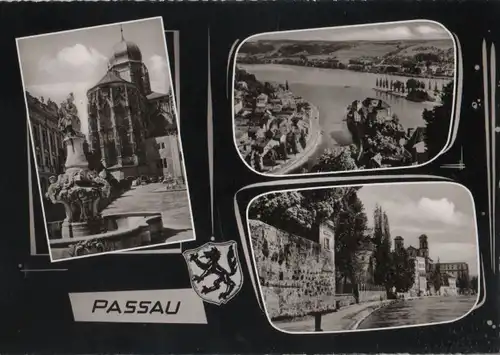 Passau - 3 Teilbilder - ca. 1965