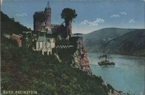 Trechtingshausen, Burg Rheinstein - ca. 1920