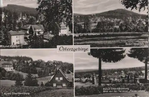 Erzgebirge - Ostteil, u.a. Kurort Bärenfels - 1963