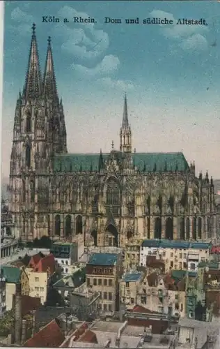 Köln - Dom und südliche Altstadt - 1928