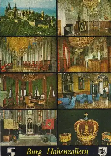Burg Hohenzollern bei Bisingen - mit 10 Bildern - ca. 1975