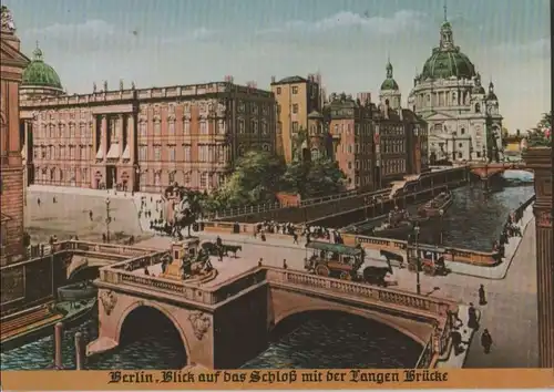 Berlin-Mitte, Schloss - mit Langer Brücke - 2007