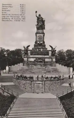 Rüdesheim Rhein - Niederwalddankmal - 1954