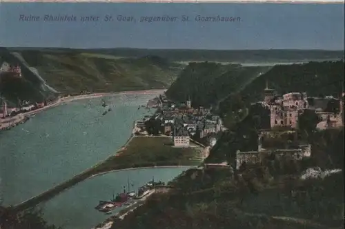 St. Goar, Burg Rheinfels - ca. 1920