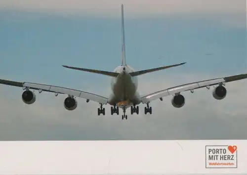 Airbus A380 in der Luft