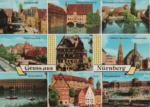 Nürnberg - u.a. Albrecht-Dürer-Haus - 1971