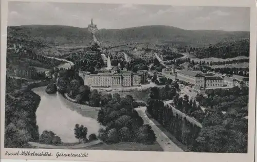 Kassel-Wilhelmshöhe - Gesamtansicht - ca. 1950
