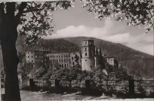 Heidelberg - Schloß von der Terrasse - ca. 1960