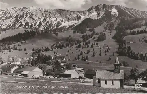 Bad Hindelang-Oberjoch - mit Iseler - 1960