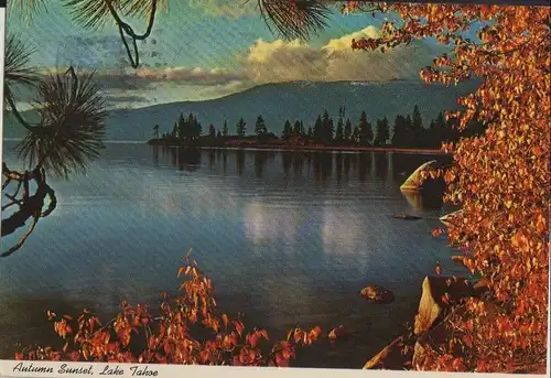 USA - USA - Lake Tahoe - Autumn Sunset - 1981