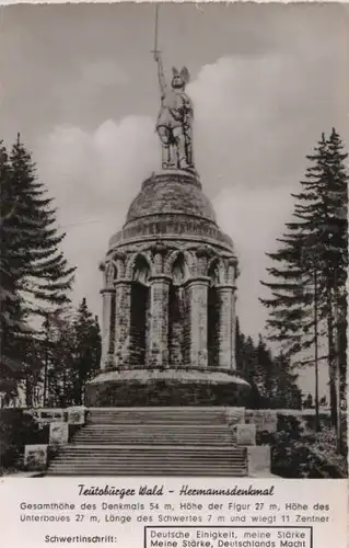 Hermannsdenkmal bei Hiddesen - ca. 1955