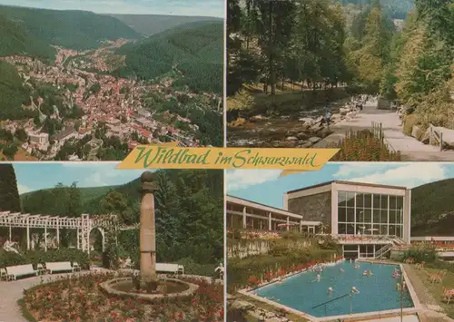 Bad Wildbad im Schwarzwald - mit 4 Bildern - ca. 1980