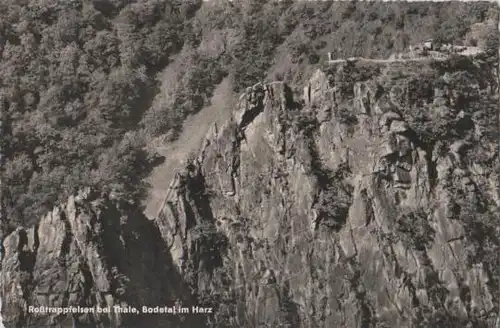 Roßtrappfelsen bei Thale - 1962