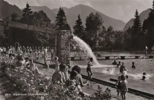 Oberammergau - Alpenbad - ca. 1960