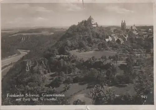 Gößweinstein - Gössweinstein - Burg und Wiesenttal - ca. 1955