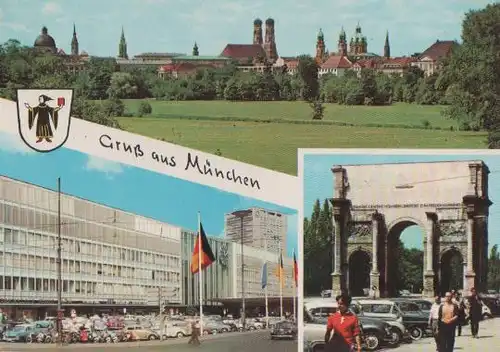 Gruß aus München - 3 Bilder - ca. 1975