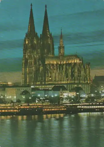 Der Dom in Köln am Rhein - ca. 1975
