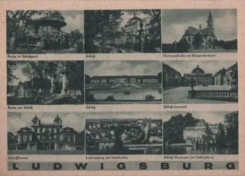Ludwigsburg - u.a. Schloß Monrepos - ca. 1950