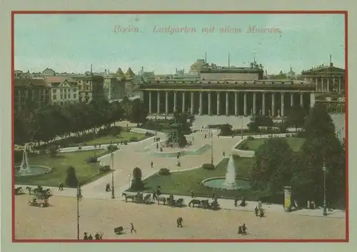 Berlin-Mitte, Lustgarten - mit altem Museum - 1990