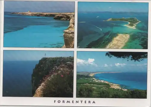 Spanien - Formentera - Spanien - vier Bilder