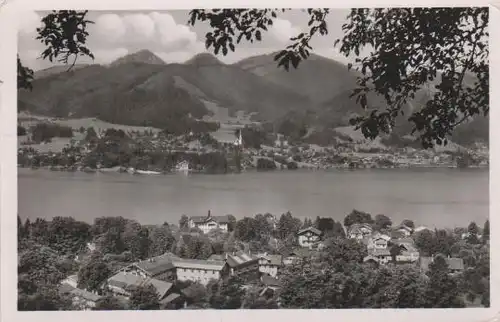 Blick v. Tegernsee auf Bad Wiessee - ca. 1955