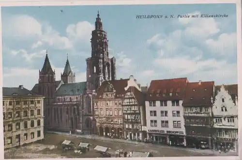 Heilbronn -  Partie mit Kilianskirche - ca. 1955