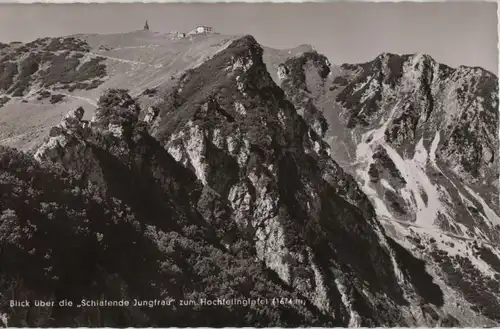 Hochfelln - Blick über Schlafende Jungfrau - ca. 1960