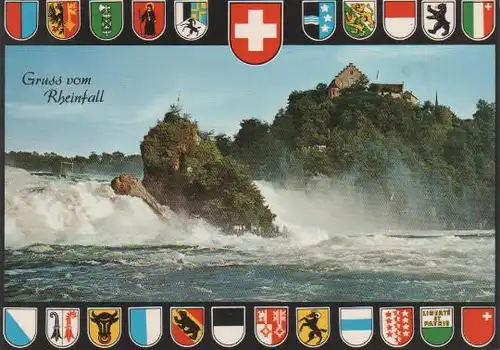 Schweiz - Schweiz - Gruss vom Rheinfall - 1987