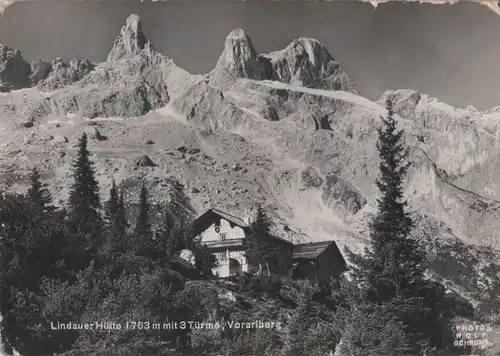 Österreich - Österreich - Lindauer Hütte - mit Drei Türme - ca. 1965