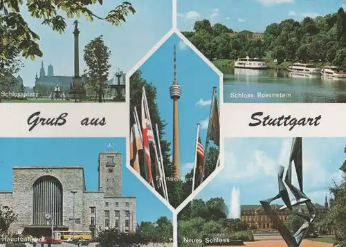Stuttgart u.a. Schloss Rosenstein - ca. 1975