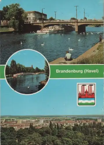 Brandenburg, Havel - u.a. Blick auf Brandenburg-Nord - 1986
