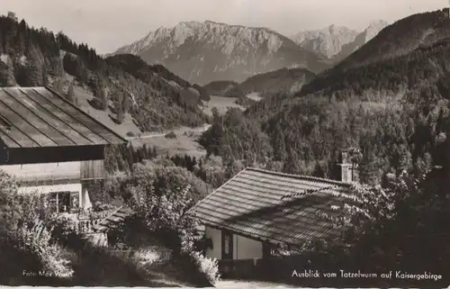 Tatzelwurm-Wasserfall - Blick zum Kaisergebirge