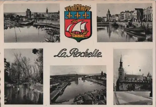Frankreich - Frankreich - La Rochelle - 5 Teilbilder - ca. 1960