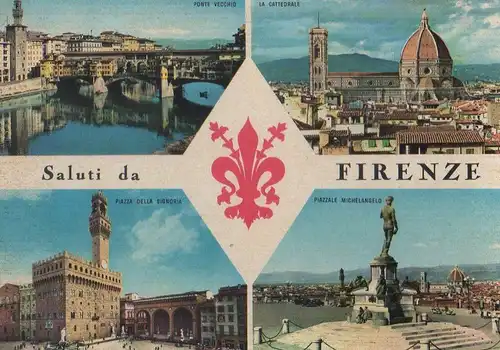Italien - Italien - Florenz - Firenze - u.a. Ponte Vecchio - 1963