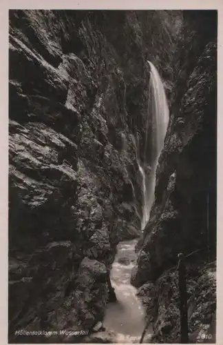 Höllentalklamm - Wasserfall - ca. 1950